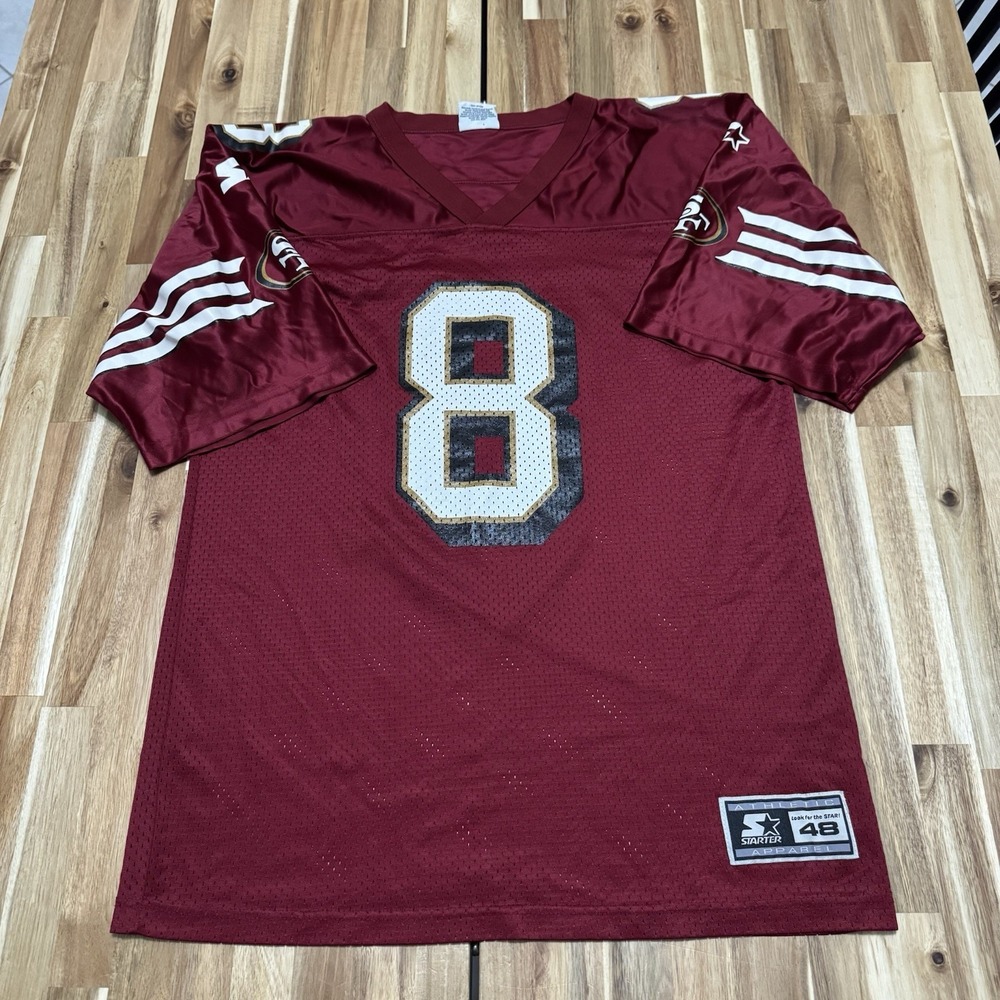 Vintage Steve Young Jersey Mens 48 Large Starter Maroon San Francisco 49ers 90s